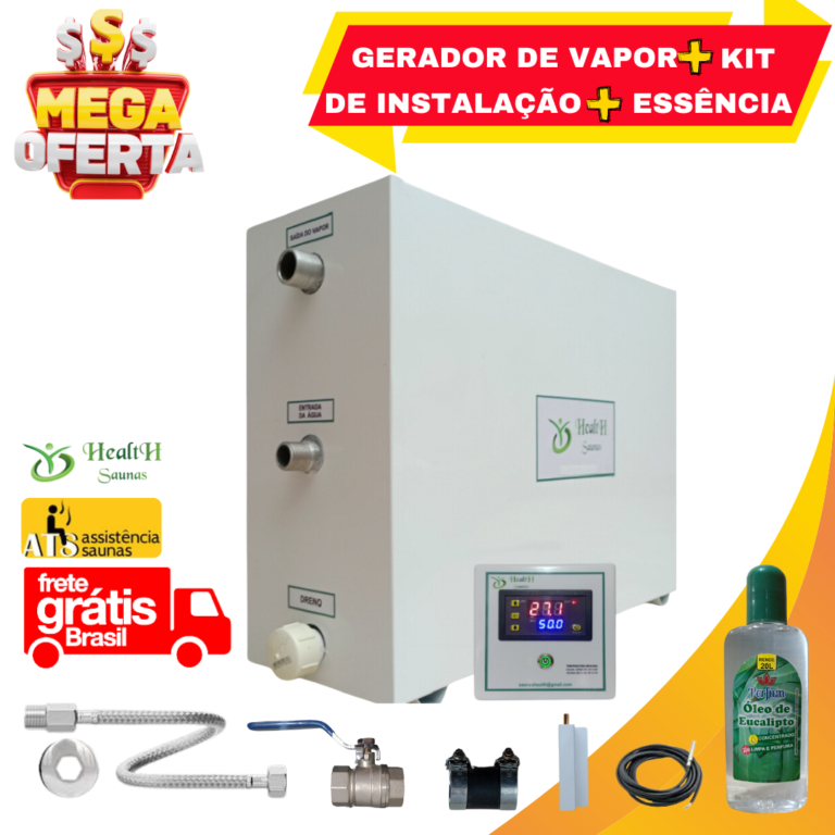 GERADOR DE VAPOR SAUNAS